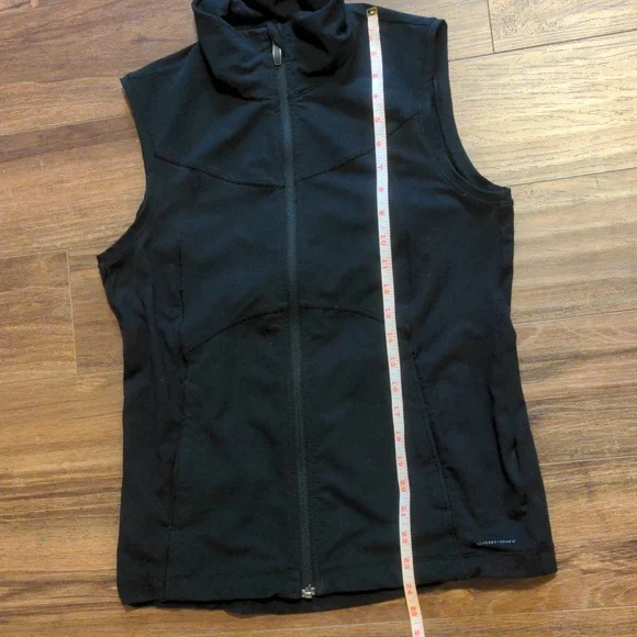 Columbia Titanium Black Zip Up Vest Omni Dry - Picture 3 of 8